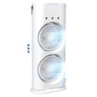 Climatizador Usb Portátil Ventilador Duplo Potente Turbo Compacto Recarregável Led