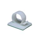 Clip Base Fixadora Abraçadeira Autoadesivo 6mm - 50pçs