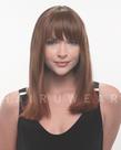 Clip in Bangs Color R830 GINGER BROWN extensões de penteado de 9,5" de comprimento, peruca sintética resistente ao calor, adicione franja