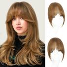 Clip in Bangs EINAEY, cabelo humano 100% real, castanho claro