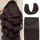 Clip in Hair Extensions Nuzusa Real Human Hair 18 polegadas 100g