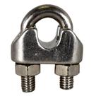Clip Inox Para Cabo De Aço de 2 e 3mm