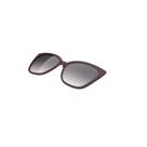 Clip On Para Armação Colcci Bandy 4 w6188c1333 Bordô Lente Cinza Degradê