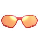 Clip On Para Armação Hb Rush Vermelho Lente Vermelha Espelhada