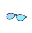 Clip On Para Armação Mormaii Swap 2 Infantil W6154k3397 Azul Fosco Lente Azul Espelhada