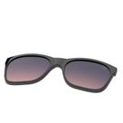 Clip On Para Armação Mormaii Swap Infantil w6141c8835 Preto Brilho Lente Violeta Degradê