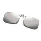 Clip On Polarizado Premium Sobrepor Dirigir Noite Pescar Lente Prata