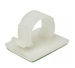 Clip Organizador De Cabos Auto Adesivo Em Nylon 13mm 70 Un