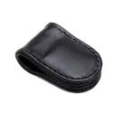 Clip organizador para fone de ouvido couro preto Clip organizador para fone de ouvido couro preto