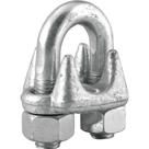 Clip para Cabo de Aço 7-8 22,20mm Vonder Plus Galvanizado a Fogo para Uso Industrial Clip para Cabo de Aço 7-8 22,20mm Vonder Plus Galvanizado a Fogo para Uso Industrial