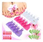 Clip Silicone 10 Peças P/ Remover Esmalte Polonês Dedeiras!
