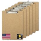 Clipboard Officemate, madeira reciclada, cliplette de baixo perfil