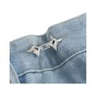 Clipe Ajustável Para Apertar a Cintura Feminina Com Estrela, Botões De Jeans Sem Costura, Acessórios Clipe Ajustável Para Apertar a Cintura Feminina Com Estrela, Botões De Jeans Sem Costura, Acessórios