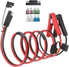 Clipe Alligator de bateria para cabo de conector SAE 10AWG 3m com fusível