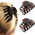 Clipe de cabelo Camila Paris AD718 2PK French Octopus para cabelos grossos