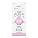 Clipe de cabelo GIMME Fine Hair Claw Clips Clear, pacote com 3