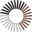 Clipe de cabelo Hotop Open Center Domed Metal Barrettes x30 Clipe de cabelo Hotop Open Center Domed Metal Barrettes x30