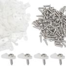 Clipe de cabo Wire Clamp Rierdge 100 peças de nylon de 3,3 mm com parafuso