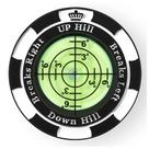 Clipe de chapéu de golfe Ball Marker SlopeMaster ProGreen Reader Black