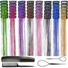 Clipe de enfeites de cabelo em kit de enfeites de cabelo Rainbow Fairy 50 cm