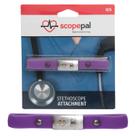 Clipe de estetoscópio ScopePal para médicos, enfermeiros, roxo