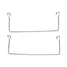 Clipe De Fixação Para Ventoinha De CPU 80 90 120MM, Suporte De Aço Inoxidável 304, 2 Peças, Clipe De Fixação Para Ventoinha De CPU 80 90 120MM, Suporte De Aço Inoxidável 304, 2 Peças,