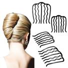 Clipe de garfo de cabelo, pentes laterais de cabelo de metal, coque, updo, palitos de cabelo