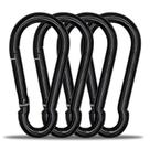 Clipe de mosquetão KINLINK preto Heavy Duty Spring Snap Hook de 14 cm