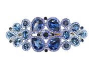 Clipe de presilha de cabelo Faship, lindo strass azul marinho Clipe de presilha de cabelo Faship, lindo strass azul marinho