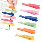 Clipe de silicone Bookmarks Kaluofan 6PCS colorido para mulheres