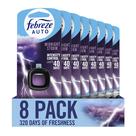 Clipe de ventilação anti-odor Febreze AUTO para purificação de ar, 8 unidades