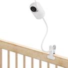 Clipe flexível de montagem em monitor de bebê para VTech VM901/VM924/VM928/VM923 - branco Clipe flexível de montagem em monitor de bebê para VTech VM901/VM924/VM928/VM923 - branco
