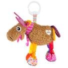 Clipe Toy Lamaze Muffin the Moose na cadeirinha e no carrinho
