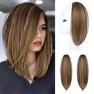 Clipe volumizador de cabelo em REECHO 30 cm, 2 peças, marrom chocolate