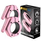 Clipes de barra Forcefree+ Quick Release Olympic (par) rosa