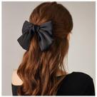 Clipes de cabelo Andelaisi Vintage Bow Satin Barrettes para mulheres