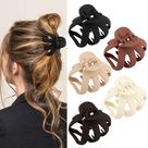 Clipes de cabelo Atoden Octopus Hair Claw 8 cm para cabelos grossos, 5 unidades