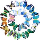 Clipes de cabelo Butterfly Boao 18 peças Glitter Barrettes