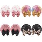 Clipes de cabelo CellElection Sequin Mouse Ears para mulheres e meninas Clipes de cabelo CellElection Sequin Mouse Ears para mulheres e meninas