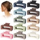 Clipes de Cabelo Claw Vigorpace (3,5cm) - Pacote com 12 Unidades