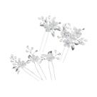 Clipes De Cabelo Elegantes Com Cristais E Pérolas Em Forma De Flor, 5 Peças, Acessórios De Cabelo Clipes De Cabelo Elegantes Com Cristais E Pérolas Em Forma De Flor, 5 Peças, Acessórios De Cabelo