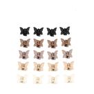 Clipes De Cabelo Em Forma De Borboleta Em Cores Variadas, 20 Pacotes, Acessórios De Cabelo Mini