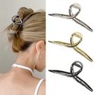 Clipes de cabelo FAELBATY Big Metal Butterfly 5,1 cm, 3 peças (prata, dourado, preto)