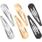 Clipes de cabelo Geyoga Snap Barrettes Metal 10 cm para mulheres x30