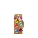 Clipes de cabelo Goody Planet Bio-Plastic Mini Butterfly 6 peças