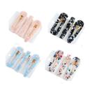 Clipes de cabelo HomeSoGood Resin Acrylic Resin Fashion Geometric x12