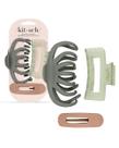 Clipes de Cabelo Kitsch Large - Kit com 3 Peças Sortidas para Mulheres Clipes de Cabelo Kitsch Large - Kit com 3 Peças Sortidas para Mulheres