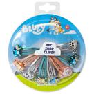 Clipes de cabelo LUV HER Bluey para meninas Snap Clips, pacote com 8 ou mais de 3 anos Clipes de cabelo LUV HER Bluey para meninas Snap Clips, pacote com 8 ou mais de 3 anos