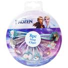 Clipes de cabelo LUV HER Disney Frozen Snap Clips, pacote com 8 meninas, 3 ou mais