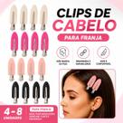 Clipes De Cabelo Maquiagem Presilhas Grampos Franja Jacaré